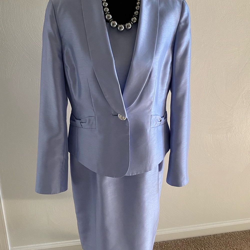 Le Suit Light Blue Women's Suit Set